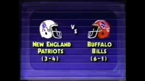 1988-10-23 New England Patriots vs Buffalo Bills