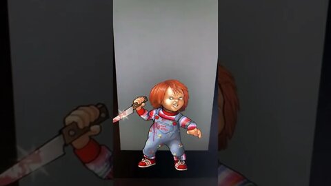 Chucky Doll - I Want to Draw ✍️ - Shorts Ideas 💡