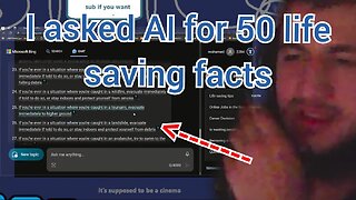 I asked AI for 50, life saving facts