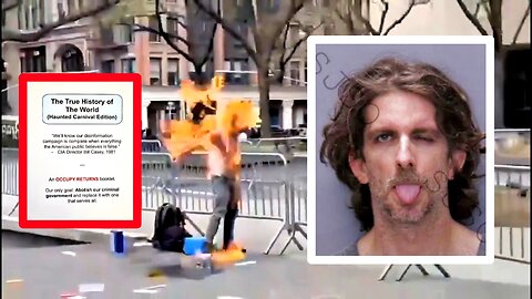 Maxwell Azzarello Set Himself on Fire in Front of Trump's Trial (Uncensored) [CREEPER CUT]