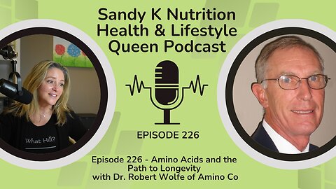 Episode 226 - Amino Acids and the Path to Longevity with Dr. Robert Wolfe of Amino Co