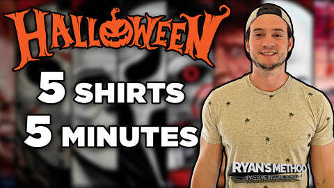 Can I Make 5 Halloween Shirts in 5 Minutes? (YES!)