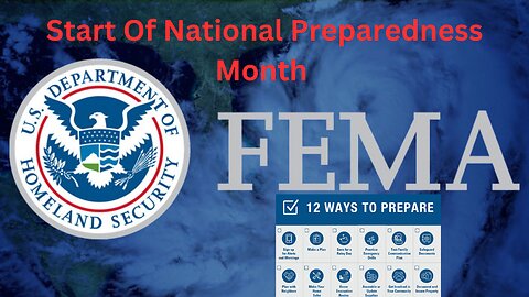 Welcome To Preparedness Month