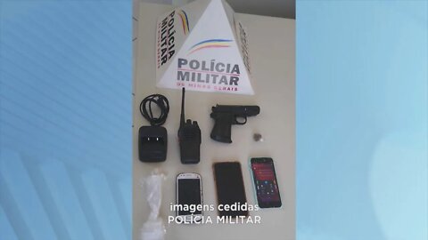 Trio preso suspeito de tráfico de drogas durante operação da Polícia Militar em Manhumirim