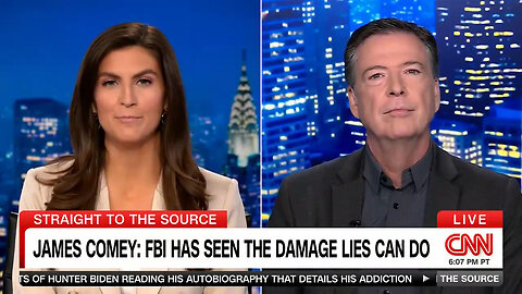 'No Shame': Here's CNN's Chyron During Interview With Ex-FBI Director James Comey