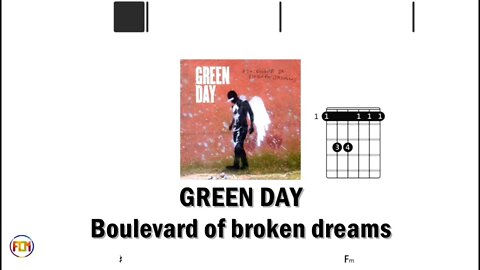 GREEN DAY Boulevard of broken dreams - (Chords & Lyrics like a Karaoke) HD