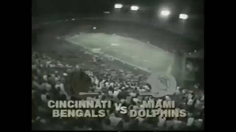1983-11-28 Cincinnati Bengals vs Miami Dolphins