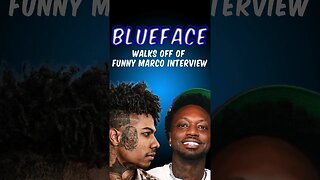 Blueface WALKS OUT on Interview After Funny Marco Fails to Name 3 Songs! #shorts #hiphop