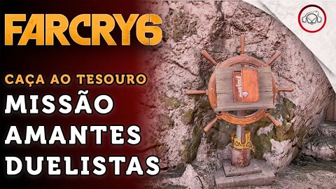 Far Cry 6, Caça ao tesouro, Como completar a missão Amantes Duelistas | super dica PT-BR