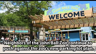 Neighbors of the John Ball Zoo continue to push against the zoo's new parking lot plan.