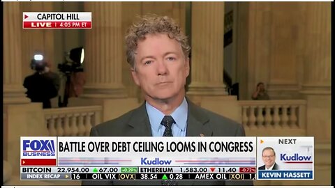 Rand Paul Fires Back At 'Completely Dishonest' Debt Ceiling Doomsday Talk