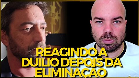 REACT - DUILIO FALA APÓS A ELIMINAÇÃO NA SULAMERICANA! "ERRAMOS NO FUTEBOL"