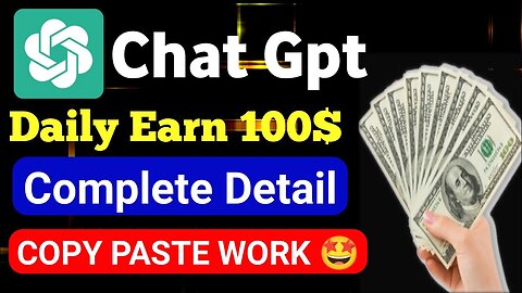 How to earn money everyday using chatgpt|become rich by chatGPT#youtubeshorts#viral #chatgpt#youtube