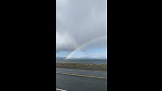 Rainbow after rain