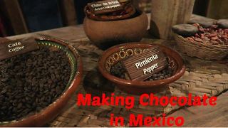 Making chocolate from scratch in Mexico