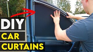 Fastest Easiest DIY Car Curtains! | Window Covers for Car Camping