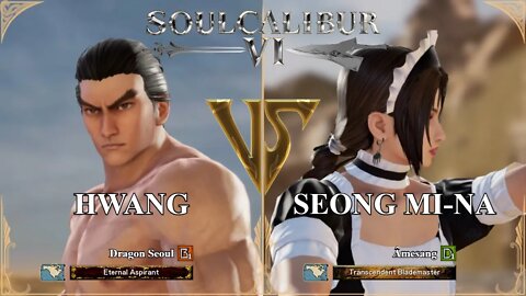 Hwang (Dragon Seoul) VS Seong Mi-na (Âmesang) (SoulCalibur™ VI: Online)