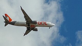 Boeing 737 MAX 8 PS-GPA im Endanflug von Salvador nach Fortaleza kommend