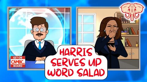 Kamala Harris Serves Up WORD SALAD | Harris Awkward Interview with Dick Dumbass 😂 [RED ELEPHANT]