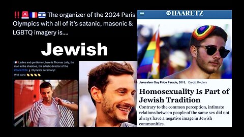 SGT Report Shows True Colors Satanic Masonic LGBTQ 2024 Paris Olympics Ceremony Organizer Is Jewish