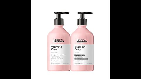 L'Oreal Professionnel Vitamino Color Shampoo & Conditioner Set | Protects & Preserves Hair