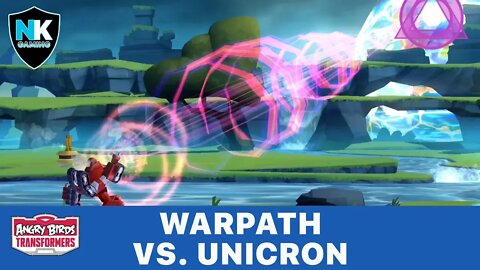 Angry Birds Transformers - Warpath vs. Unicron