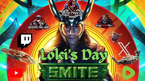 SMITE AFTER DARK (Loki Day) W/ KingKMANthe1st |*BATTLE PASS GIVEAWAY*|