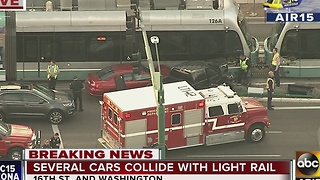 Air15 live over accident near 16th and Washington streets