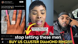 Woman Got Blasted For Getting A Cluster Engagement Ring From Fiancé