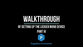 Ledger Nano Walkthrough Part IV - Installing the Ledger Live Application