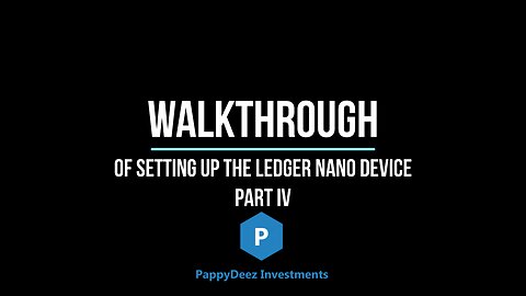 Ledger Nano Walkthrough Part IV - Installing the Ledger Live Application