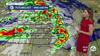 Severe storms on the way to metro Detroit