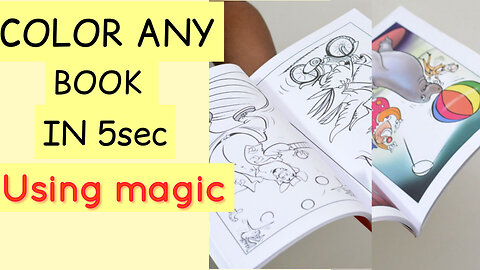 Magic Revealed😱🤯🤯 Coloring book secret exposed🔥🔥 #magic #viral #tricks