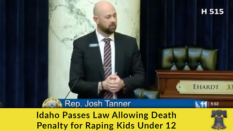 Idaho Passes Law Allowing Death Penalty for Raping Kids Under 12