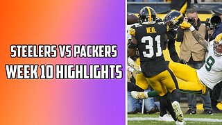Pittsburgh Steelers VS Green Bay Packers Week 10 NFL Highlights | 2023