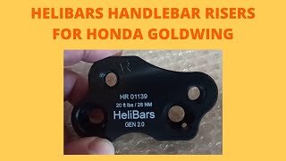 HELIBAR HANDLEBAR RISERS FOR GOLDWING