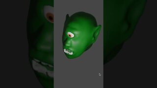 Blender 3d Cyclops Orc designed for casting