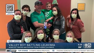 Valley family thankful for care from Phoenix Children’s after son's battle with leukemia