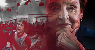 Putin saving the children from the combat zone is a War Crime - Madeleine Albright (from the grave)