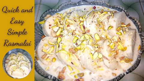 Bread Rasmalai Recipe - 10 Minutes Dessert