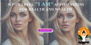 30 Powerful " I AM" Affirmations For Health & Wealth - Mindfulness Meditation