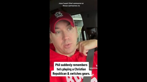 PHIL GODLEWSKI IS A DS SHILL - SWITCHING FROM DEMOCRAR TO A REPUBLICAN within 2 MINUTES