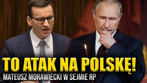 "To bezpośredni A*** na Polskę!" M. Morawiecki o wstrzymaniu dostaw gazu \\ Polska.LIVE