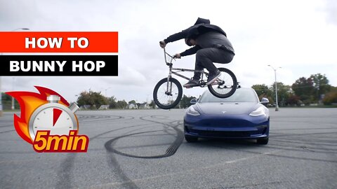 ** LEARNING THE BUNNY HOP IN 5 MINUTES! ** -Bmx Shorts Tips & Tricks