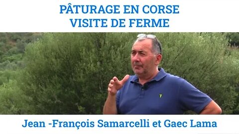 Visite commentée de l'élevage, par Jean -François Samarcelli et Gaec Lama