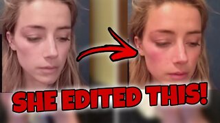 Amber Heard Busted | Edited the picture | Day 2 of Cross Clip.