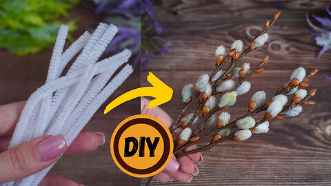 Creating a realistic willow sprig / DIY / Easter decor Palm Sunday