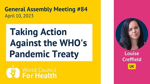 Taking Action Against the WHO’s Pandemic Treaty