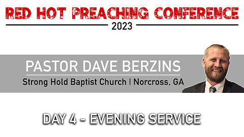 RHPC (Day 4) Evening Service | Pastor Dave Berzins