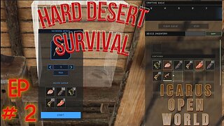 Skinning Bench is Better Than I Thought!! | Hard Desert Open World : Icarus : Styx Gameplay | Ep # 2